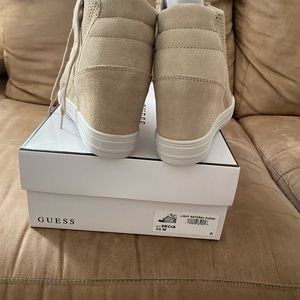 Guess Natural Suede Sneakers